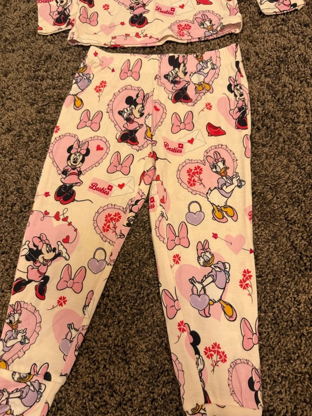 Posh Peanut x Disney Galentines Minnie & Daisy Galentines Pajamas Set- 7/8